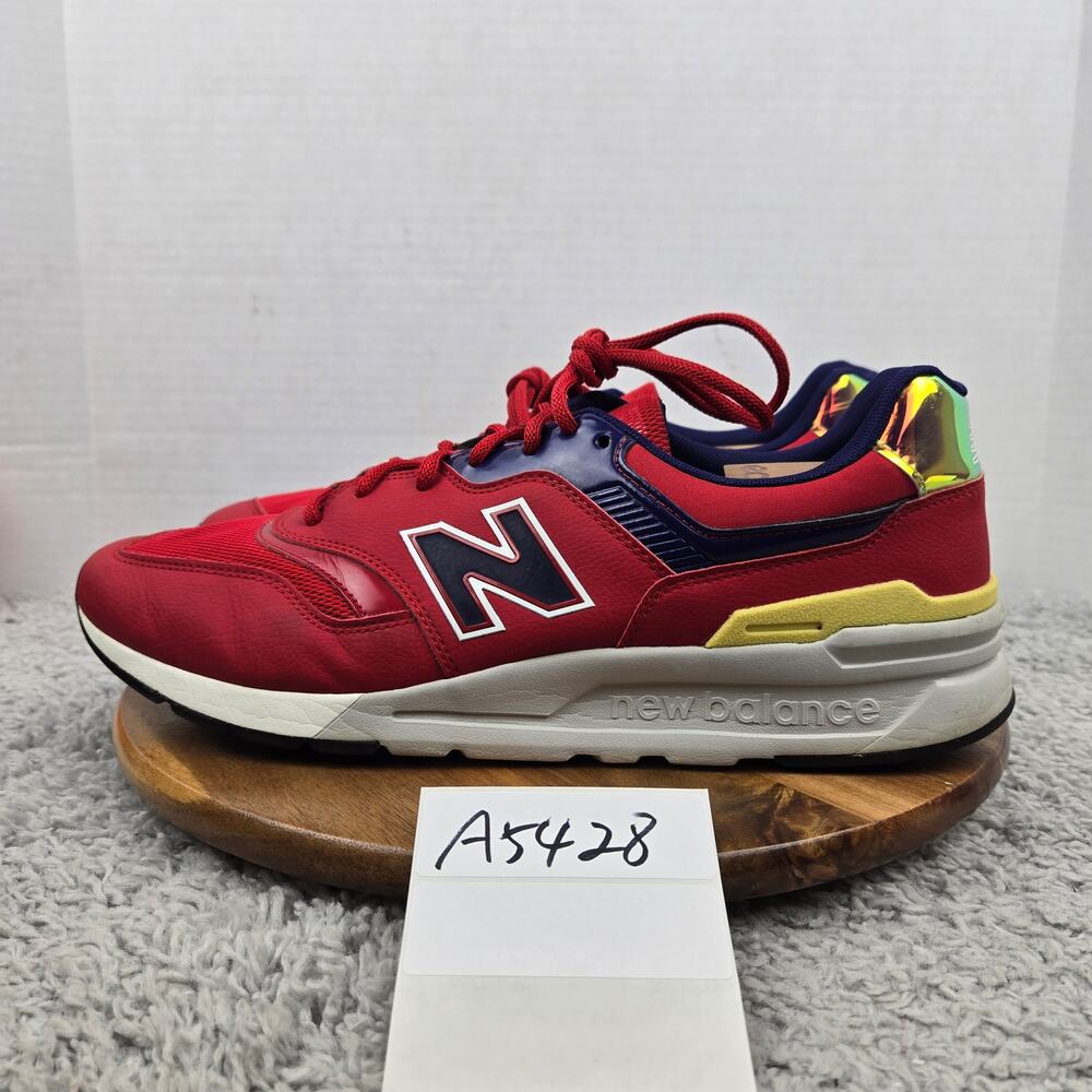 New Balance Mens 13D 997H Team Orange Virtual Sky Casual Daily Sneaker CM997HUL